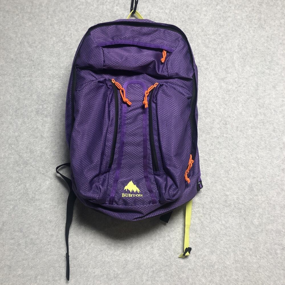 Burton Purple Backpack with Orange Accents